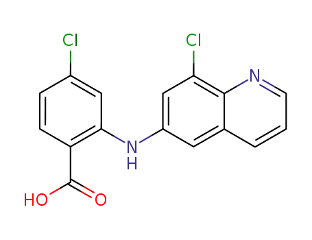 4-chloro-2-(8-chloro-[6]quinolylamino)-benzoic acid
