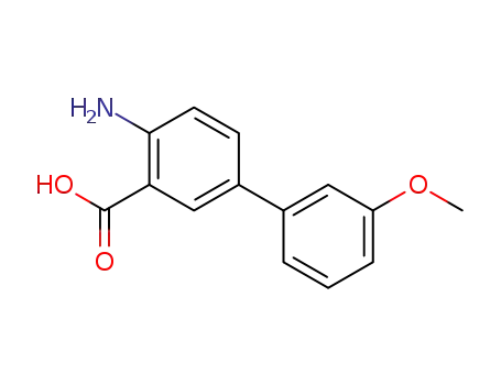 Molecular Structure of 438190-81-9 (4-AMINO-3'-METHOXY-1,1'-BIPHENYL-3-CARBOXYLIC ACID)
