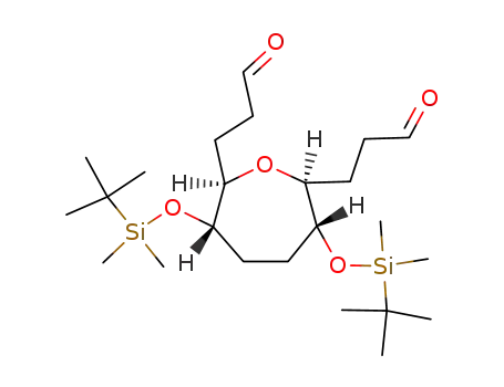 3-[(2S,3R,6S,7R)-3,6-Bis-(tert-butyl-dimethyl-silanyloxy)-7-(3-oxo-propyl)-oxepan-2-yl]-propionaldehyde