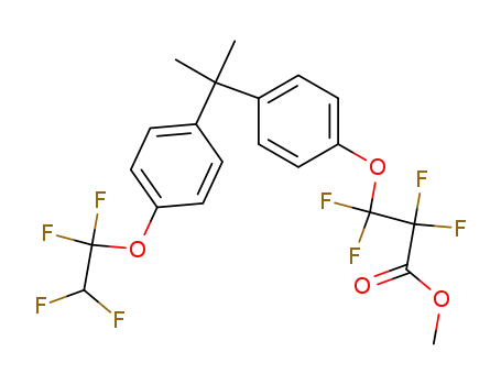 2,2,3,3-Tetrafluoro-3-(4-{1-methyl-1-[4-(1,1,2,2-tetrafluoro-ethoxy)-phenyl]-ethyl}-phenoxy)-propionic acid methyl ester