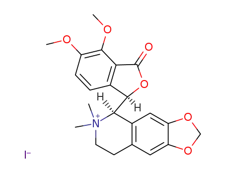 Molecular Structure of 80299-52-1 (α-hydrastine methiodide)