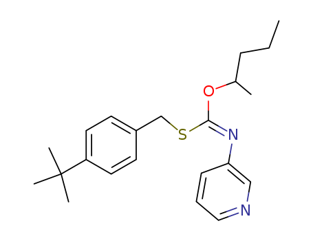 Carbonimidothioic acid,3-pyridinyl-, S-[[4-(1,1-dimethylethyl)phenyl]methyl] O-(1-methylbutyl) ester(9CI)