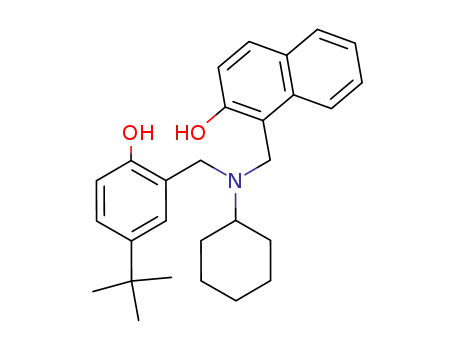 1-[[시클로헥실-[(2-히드록시-5-tert-부틸-페닐)메틸]아미노]메틸]나프탈렌-2-올