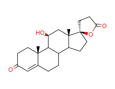 3'-(3-옥소-11 베타,17-디하이드록시-4-안드로스텐-17 알파일)프로피온산 락톤