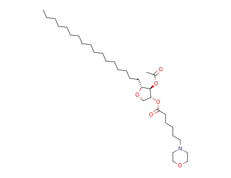 6-Morpholin-4-yl-hexanoic acid (3R,4R,5R)-4-acetoxy-5-heptadecyl-tetrahydro-furan-3-yl ester