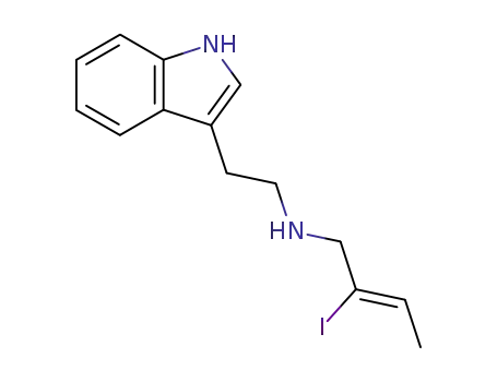(Z)-N-(2-(1H-indol-3-yl)ethyl)-2-iodobut-2-en-1-amine
