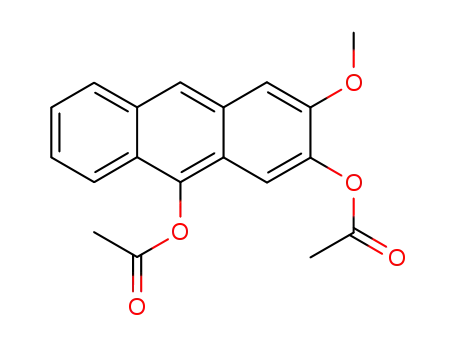 2,9-Anthracenediol, 3-methoxy-, diacetate