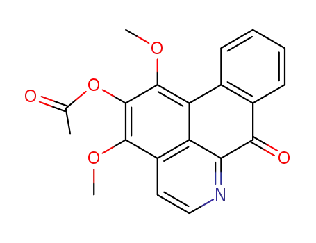 Molecular Structure of 5140-37-4 (2-Acetoxy-1,3-dimethoxy-7H-dibenzo[de,g]quinolin-7-one)
