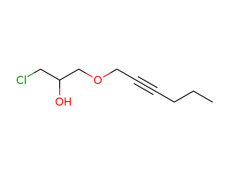 2-Propanol,1-chloro-3-(2-hexyn-1-yloxy)- cas  51453-66-8