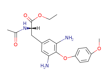 L-Tyrosine,N-acetyl-3,5-diamino-O-(4-methoxyphenyl)-, ethyl ester
