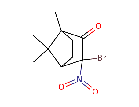 Molecular Structure of 854877-87-5 (3-bromo-3-nitro-bornan-2-one)