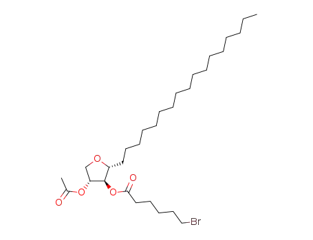 (1R,2S,3R)-3-acetoxy-2-<(6-bromohexanoyl)oxy>-1-heptadecyloxolane