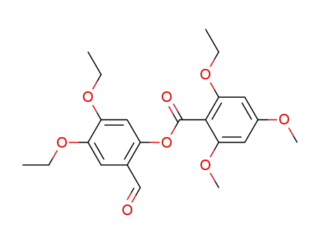 2-ethoxy-4,6-dimethoxy-benzoic acid-(4,5-diethoxy-2-formyl-phenyl ester)