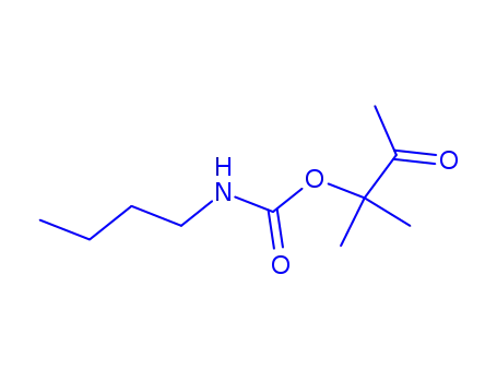 카르밤산, 부틸-, 1,1-디메틸-2-옥소프로필 에스테르(9CI)