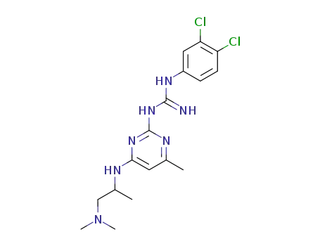 1-(3,4-dichlorophenyl)-2-(4-{[1-(dimethylamino)propan-2-yl]amino}-6-methylpyrimidin-2-yl)guanidine
