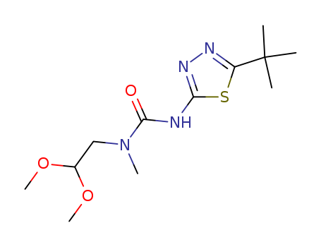 3-(5-tert-butyl-1,3,4-thiadiazol-2-yl)-1-(2,2-dimethoxyethyl)-1-methylurea