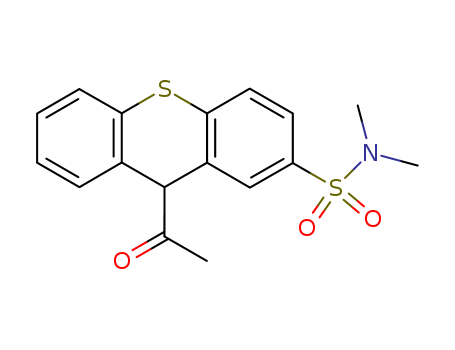 9H-Thioxanthene-2-sulfonamide,9-acetyl-N,N-dimethyl-