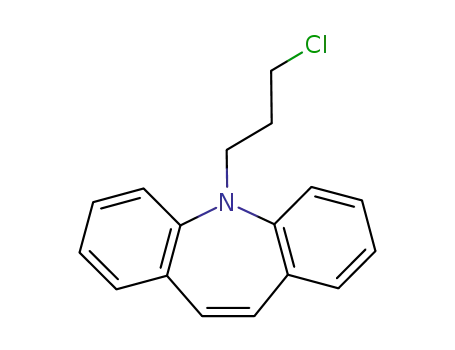 Molecular Structure of 51551-40-7 (5-(3-Chloropropyl)-5H-dibenzo[b,f]azepine)