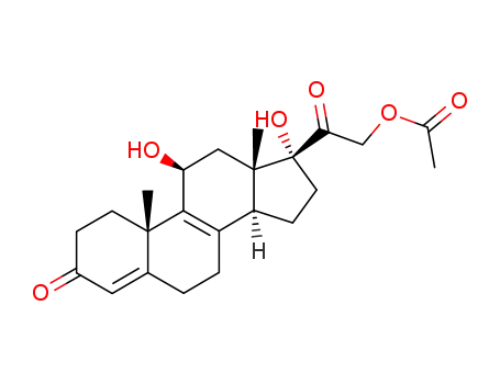 21-acetoxy-11β,17-dihydroxy-pregna-4,8-diene-3,20-dione