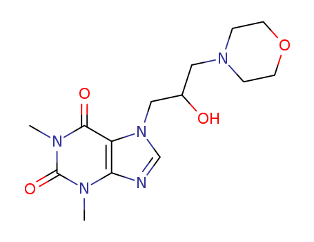 7-(2-Hydroxy-3-morpholinopropyl)-1,3-dimethyl-1H-purine-2,6(3H,7H)-dione