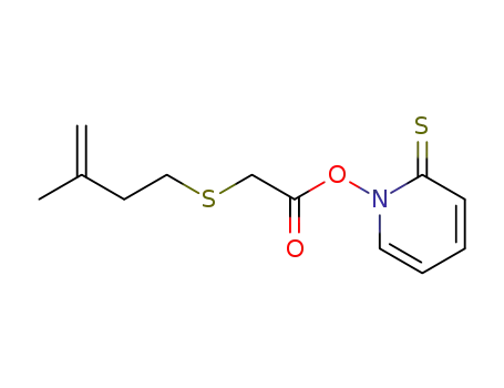 (3-methyl-but-3-enylsulfanyl)-acetic acid 2-thioxo-2<i>H</i>-pyridin-1-yl ester