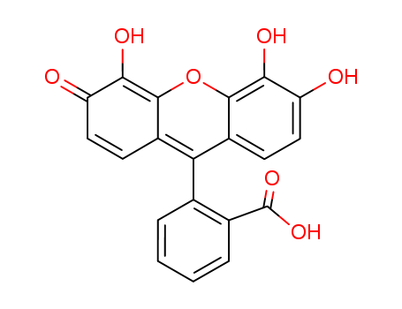 Benzoic acid, 2- (4,5,6-trihydroxy-3-oxo-3H-xanthen-9-yl)- cas  518-41-2