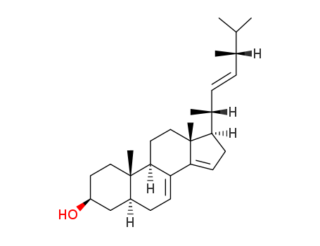 (22E)-5α-Ergosta-7,14,22-trien-3β-ol