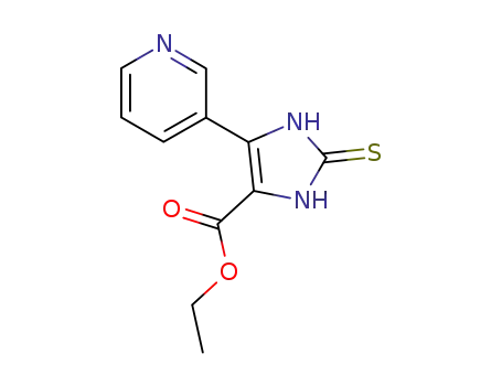 5-[3]pyridyl-2-thioxo-2,3-dihydro-1<i>H</i>-imidazole-4-carboxylic acid ethyl ester