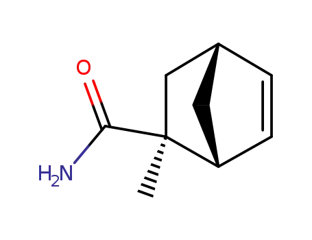 Molecular Structure of 51757-84-7 (Bicyclo[2.2.1]hept-5-ene-2-carboxamide, 2-methyl-, exo- (9CI))