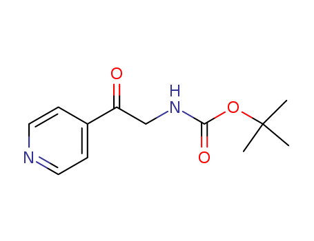 Carbamic acid, [2-oxo-2-(4-pyridinyl)ethyl]-, 1,1-dimethylethyl ester