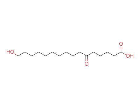Molecular Structure of 855268-84-7 (16-hydroxy-6-oxo-hexadecanoic acid)