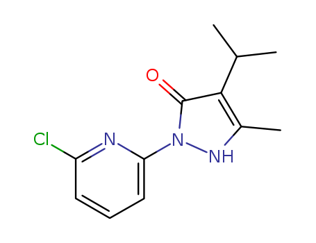 3H-Pyrazol-3-one,2-(6-chloro-2-pyridinyl)-1,2-dihydro-5-methyl-4-(1-methylethyl)-