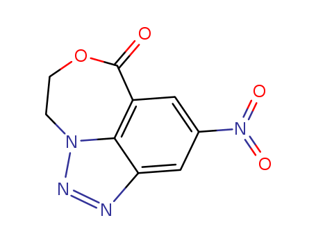 7H-1,2,3-Triazolo[4,5,1-jk][4,1]benzoxazepin-7-one,4,5-dihydro-9-nitro-