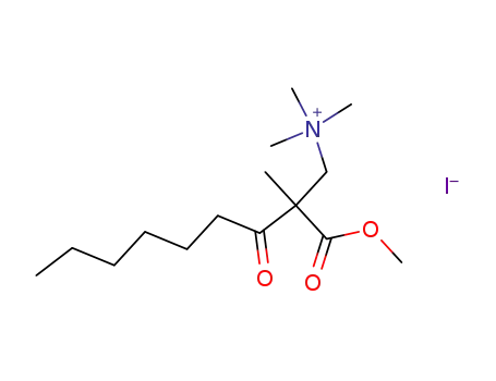 (2-methoxycarbonyl-2-methyl-3-oxo-nonyl)-trimethyl-ammonium; iodide