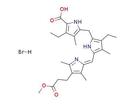 1,3-Diethyl-6-<2-(methoxycarbonyl)ethyl>-2,4,5,6'-tetramethyltripyrrene-b-1'-carboxylic Acid Hydrobromide