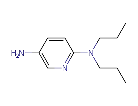 Molecular Structure of 52025-51-1 (N2,N2-Dipropyl-2,5-pyridinediamine)