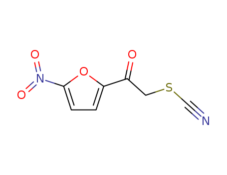 Thiocyanic acid,2-(5-nitro-2-furanyl)-2-oxoethyl ester