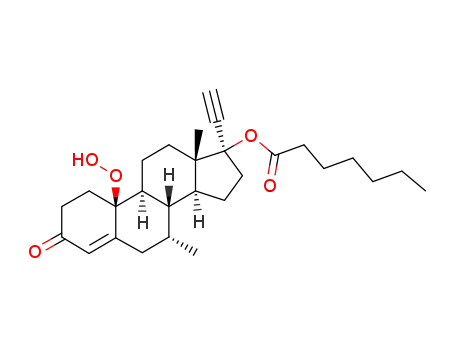 10- 하이드 로퍼 옥시 -7- 메틸 노 레틴 드론 17- 헵 타노 에이트