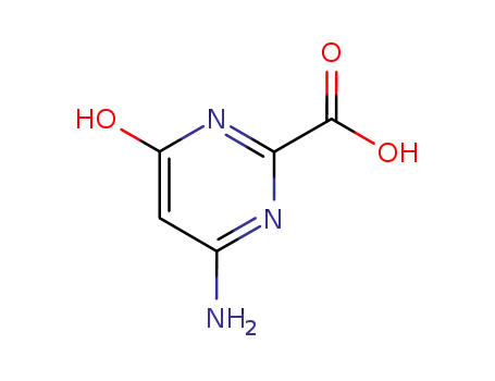 Molecular Structure of 5177-21-9 (6-amino-4-oxo-1,4-dihydropyrimidine-2-carboxylic acid)