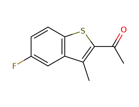 Molecular Structure of 51828-34-3 (1-(5-fluoro-3-methyl-1-benzothiophen-2-yl)ethanonato)