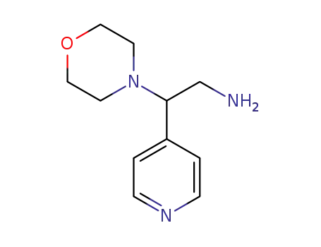 (2-MORPHOLIN-4-YL-2-PYRIDIN-4-YLETHYL)아민