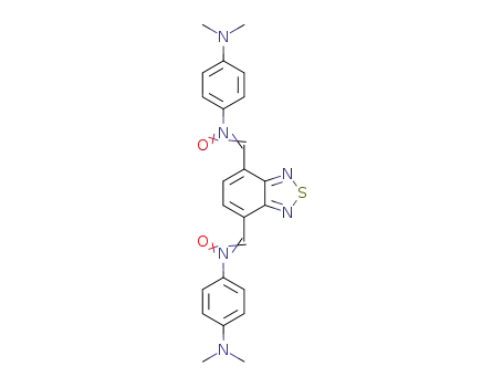 <i>N</i><sup>4</sup>,<i>N</i><sup>4</sup>,<i>N</i><sup>4'</sup>,<i>N</i><sup>4'</sup>-tetramethyl-<i>N</i><sup>1</sup>,<i>N</i><sup>1'</sup>-benzo[1,2,5]thiadiazole-4,7-diylbismethylene-bis-benzene-1,4-diamine <i>N</i><sup>1</sup>,<i>N</i><sup>1'</sup>-dioxide