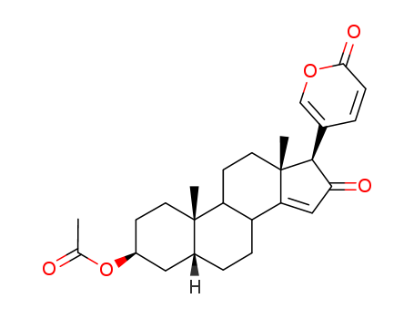 Bufa-14,20,22-trienolide,3-(acetyloxy)-16-oxo-, (3b,5b)- (9CI) cas  51869-38-6