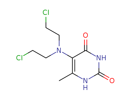 2,4(1H,3H)-Pyrimidinedione,5-[bis(2-chloroethyl)amino]-6-methyl-
