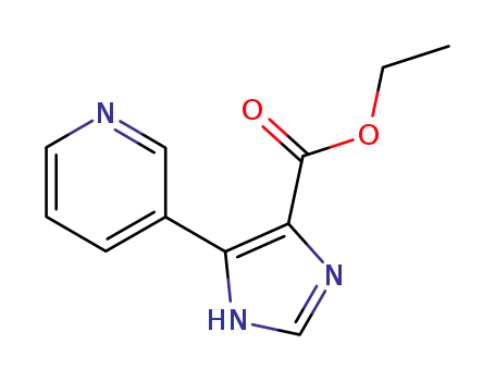 5-[3]pyridyl-1<sup>(3)</sup><i>H</i>-imidazole-4-carboxylic acid ethyl ester