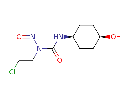 Molecular Structure of 52049-26-0 (1-(2-chloroethyl)-3-(4-hydroxycyclohexyl)-1-nitroso-urea)