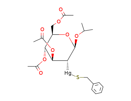 Glucopyranoside,isopropyl 2-[(benzylthio)mercurio]-2-deoxy-, triacetate, b-D- (8CI) cas  5172-48-5