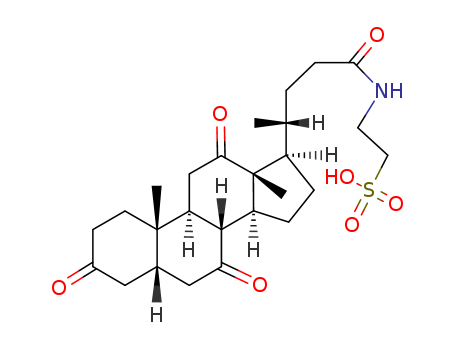 5β-cholanic acid-3, 7, 12-trione n-(2-sulphoethyl)-amide