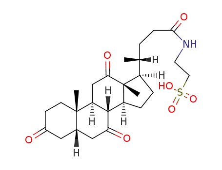 Molecular Structure of 517-37-3 (taurodehydrocholate)