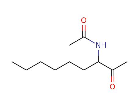 Acetamide,N-(1-acetylheptyl)-